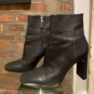 aldo square toe leather boots